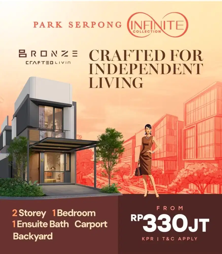 DIJUAL RUMAH PARK SERPONG – CICILAN RINGAN MULAI 1.7 JUTAAN