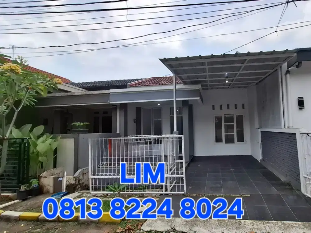RUMAH BAGUS JUAL CEPAT MURAH RANGKA BAJA RINGAN SIAPHUNI LIMUS PRATAMA CIBUBUR JAKARTA TIMUR