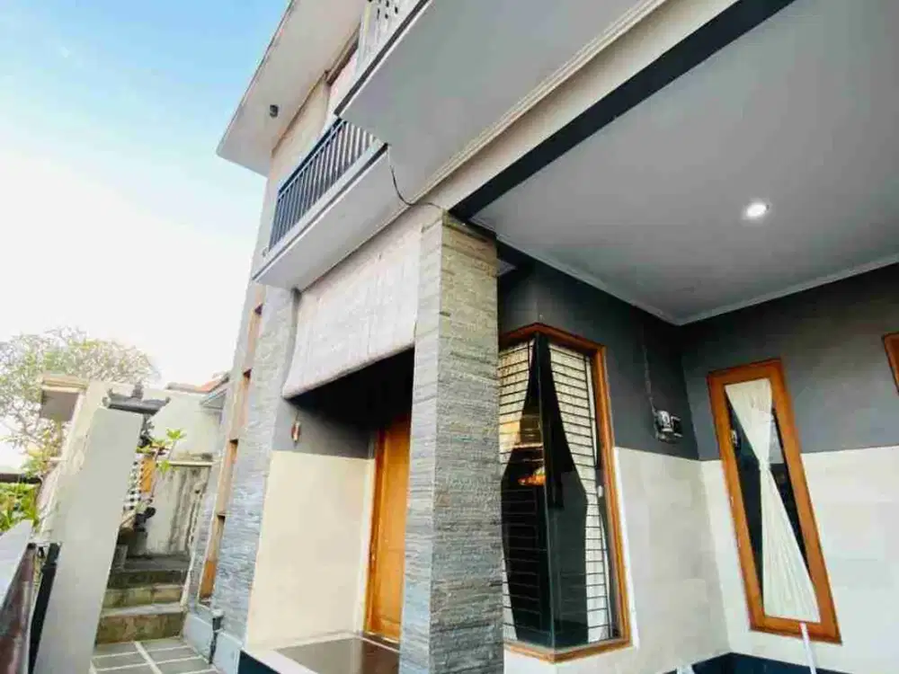 RUMAH SECOND MINIMALIS LANTAI II DI GTT DALUNG DEKAT PADONAN CANGGU