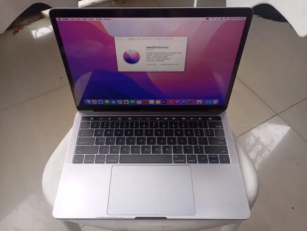 macbook pro 2016 core i5 ram8gb ssd256gb 13inch retina mulus cc323