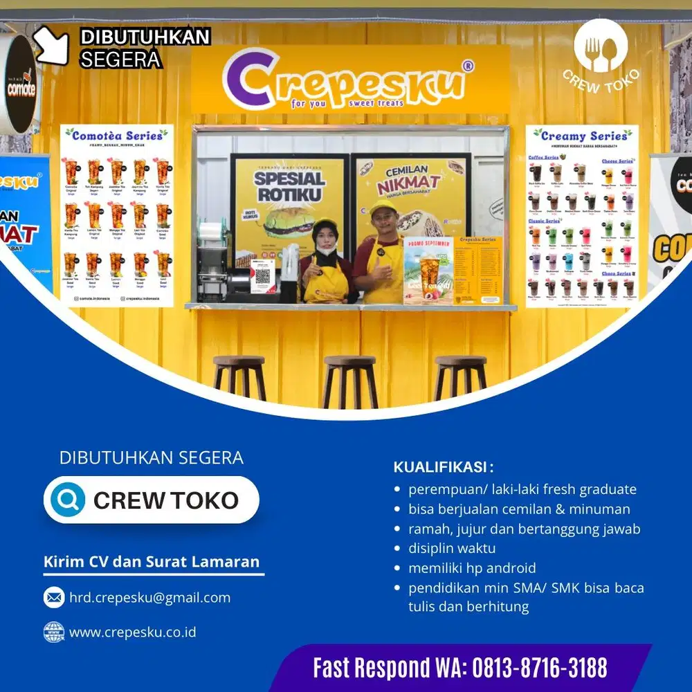 CREW TOKO CEMILAN DAN MINUMAN