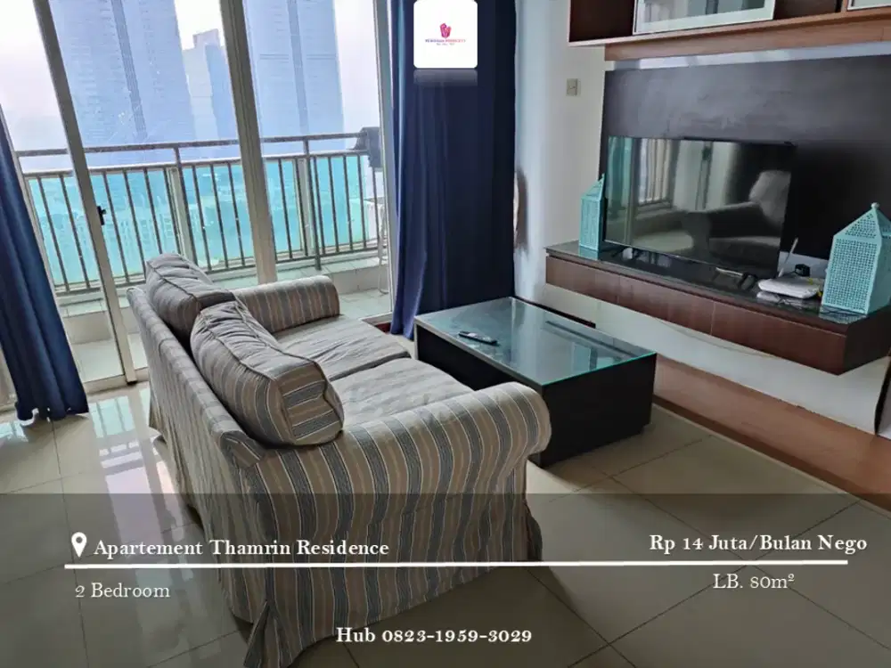 Disewakan Apartement Thamrin Residence Premiere 2BR Furnished