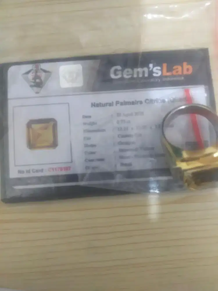 Jual batu permata Natural palmaira citrine