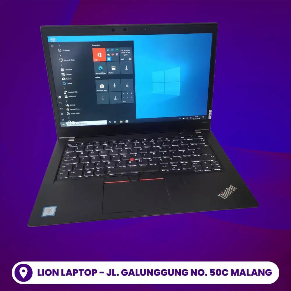 RAM 8GB Core i5 gen 8 Lenovo Thinkpad T480s SLIM [20|05]