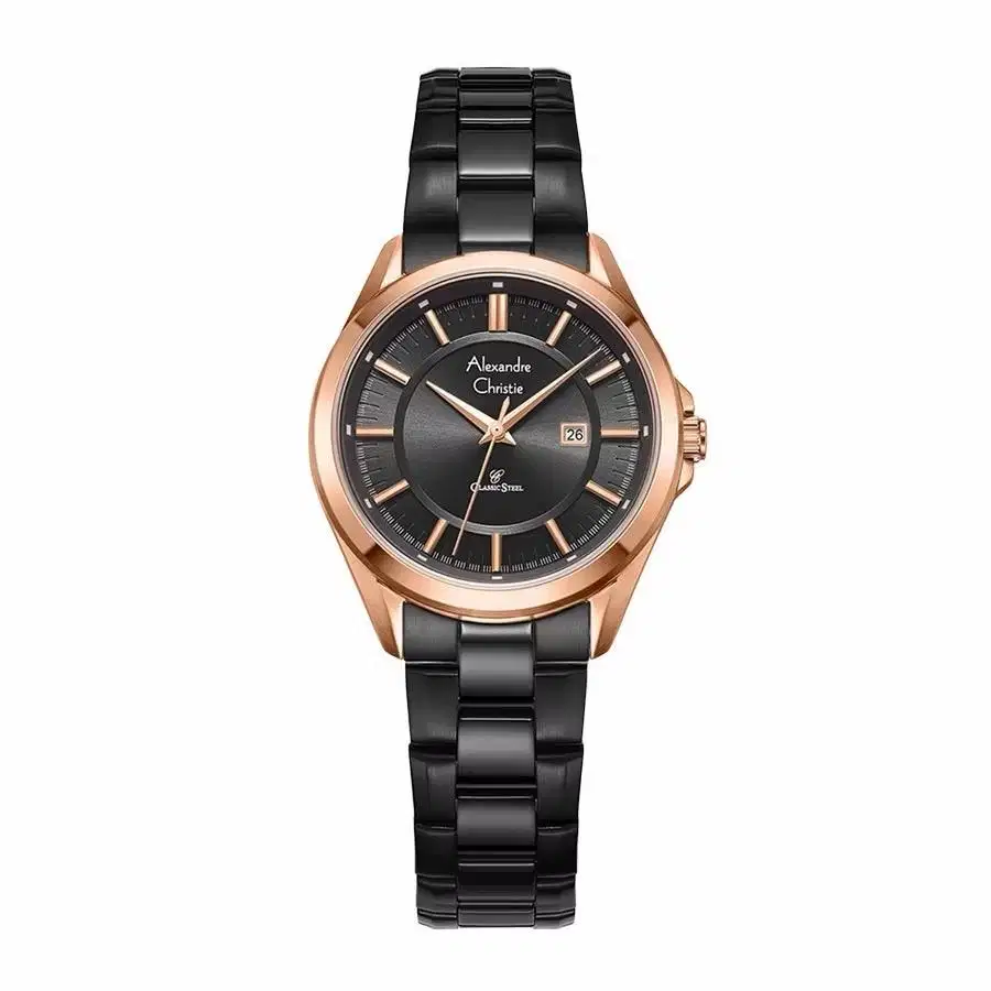 Jam Alexander Christie Hitam Gold
