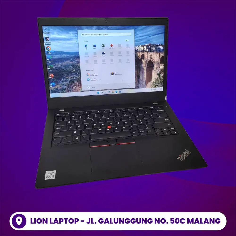 i5 Gen 10 Murah RAM 8GB SSD 256GB Lenovo Thinkpad L14 [20|05]