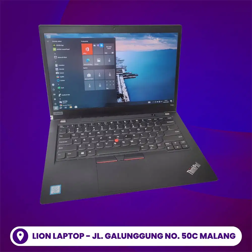 Double VGA NVIDIA Core i5 8/256 Slim Lenovo Thinkpad T490 [20|05]