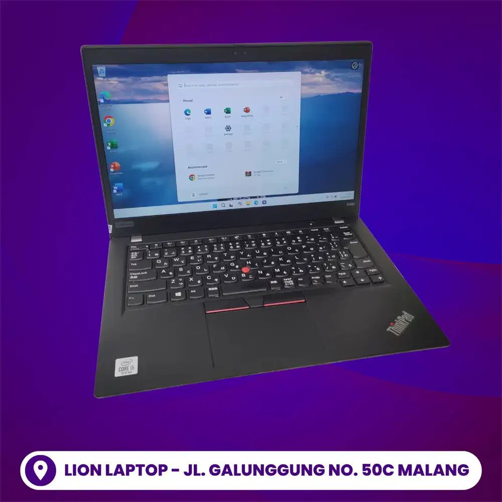 i5 GEN 10 Murah RAM 8GB Lenovo Thinkpad X390 [20|05]