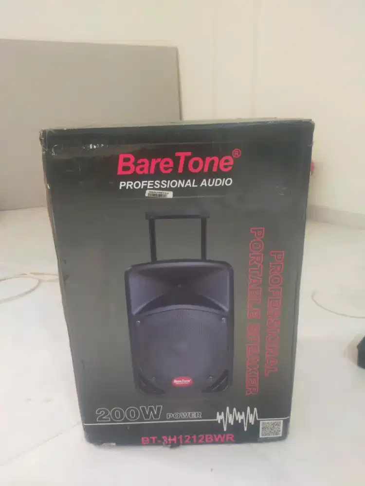 Speaker aktif Baretone max 12bt1212bwr speaker baru harga second aja