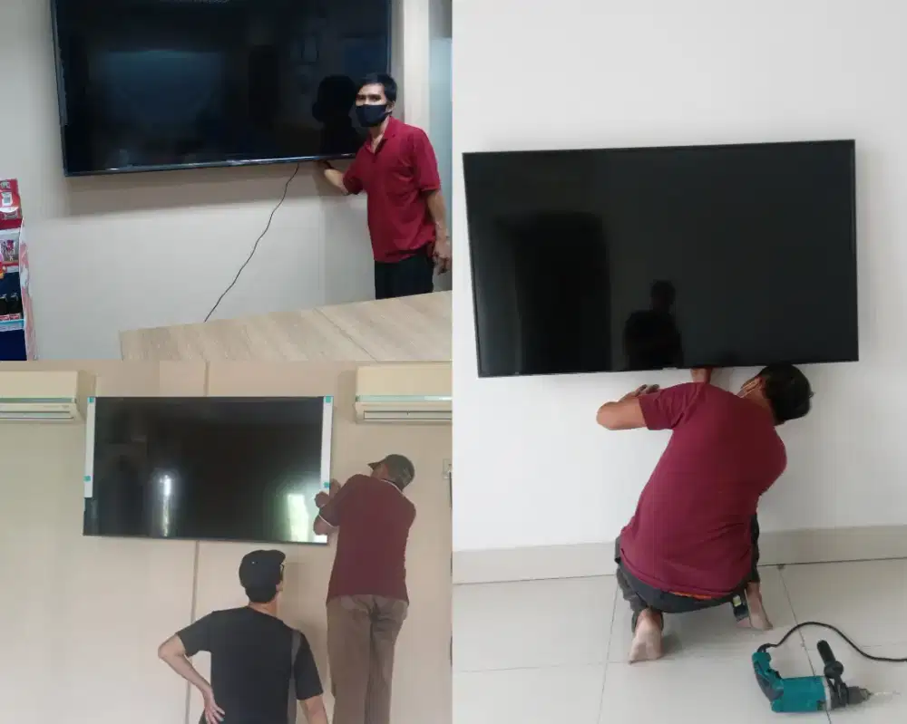 Braket +pasang atau jasa pasang terima rapih breket bracket led tv