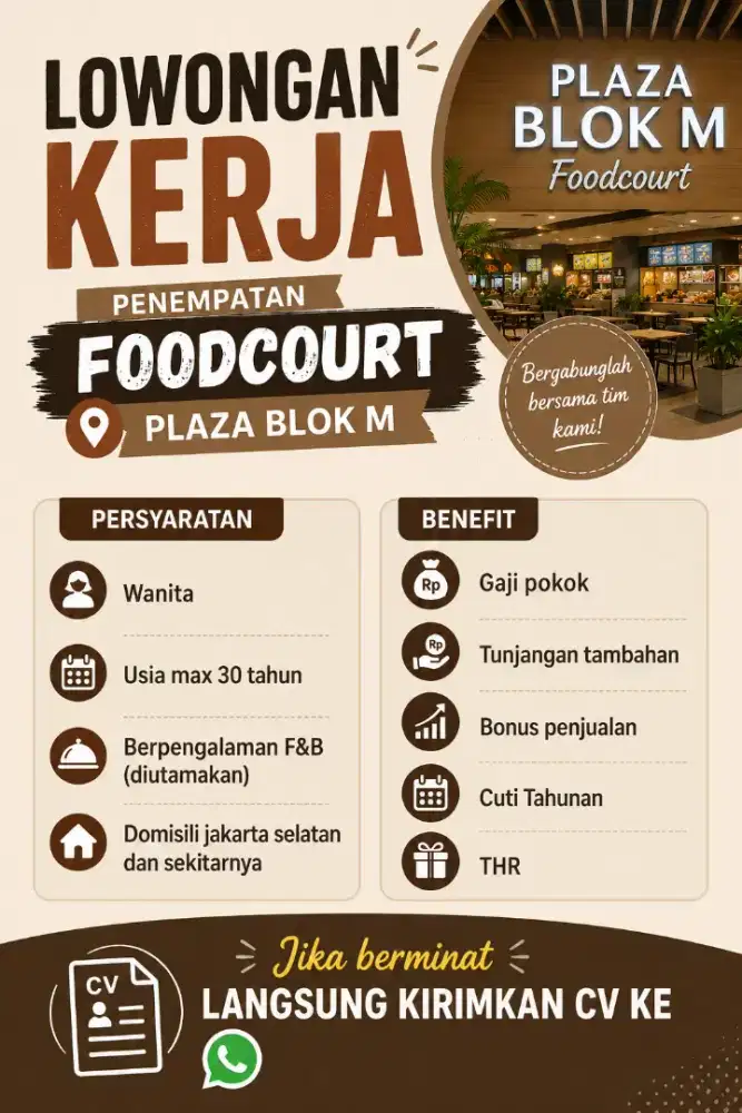 Lowongan crew outlet