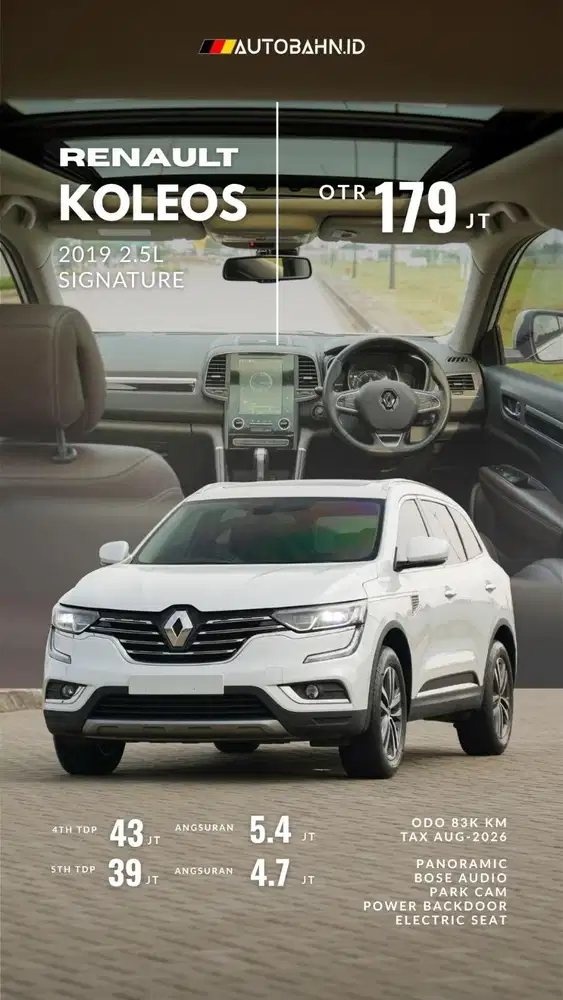 Renault Koleos 2.5 Signature 2019