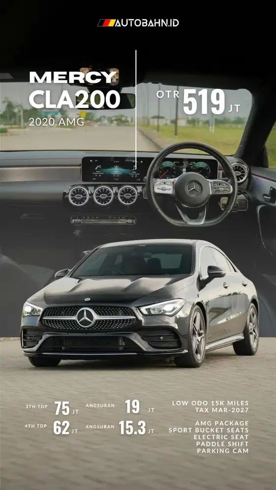 Mercedes Benz CLA200 AMG 2020