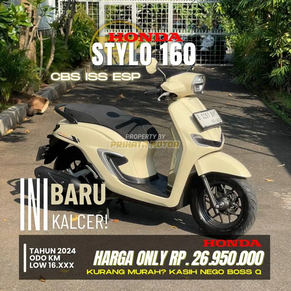 CREDIT DP MULAI 4.6 JUTAA STYLO 160 CBS ISS ESP 2024 !!!