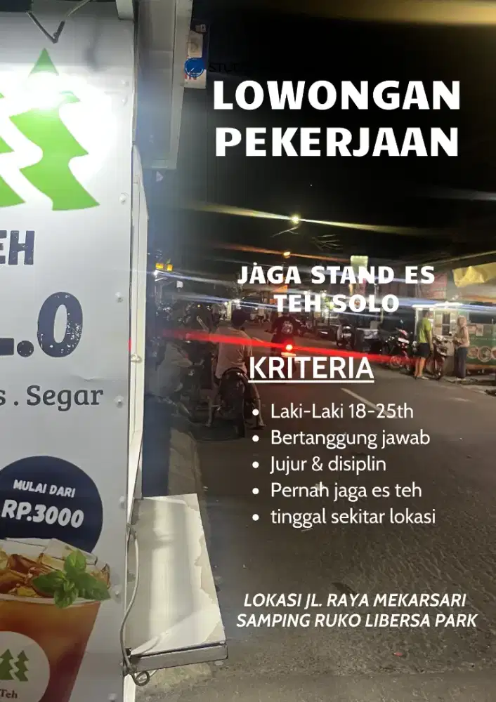Jaga es teh solo