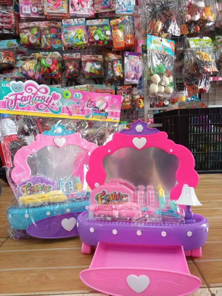 mainan anak meja makeup set