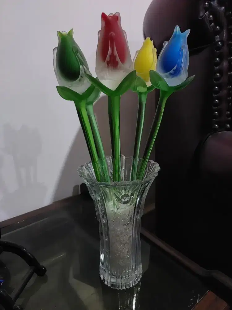 Di Jual Vas Bunga Kristal