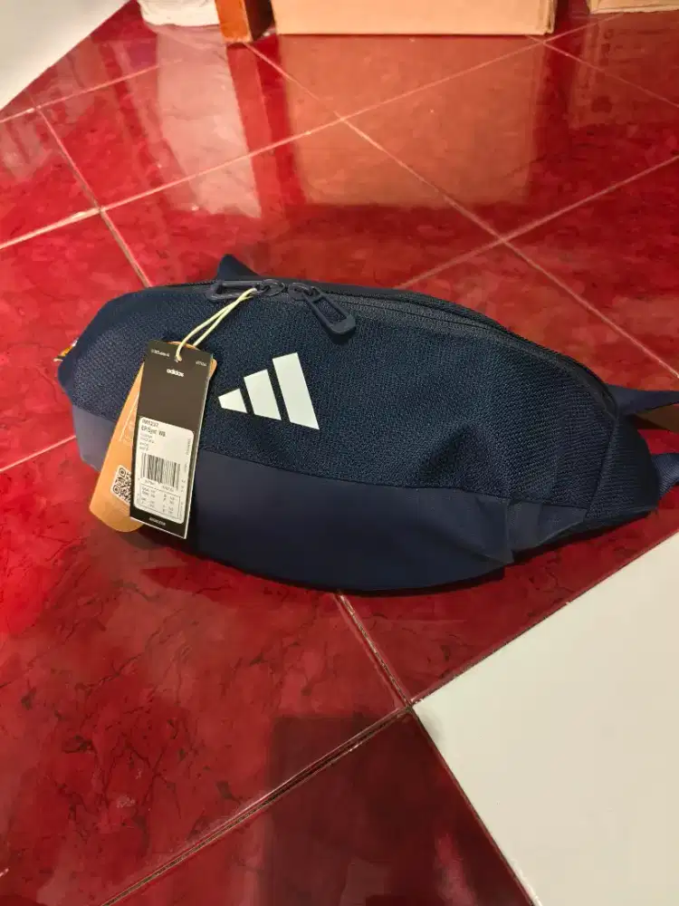 Waist Bag Besar Pria Adidas x Cordura Navy Blue Original Resmi New