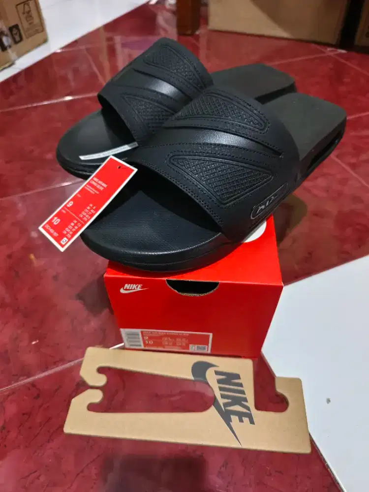 Sandal Pria Nike Air Max Citro Triple Black Size 42.5 New Original