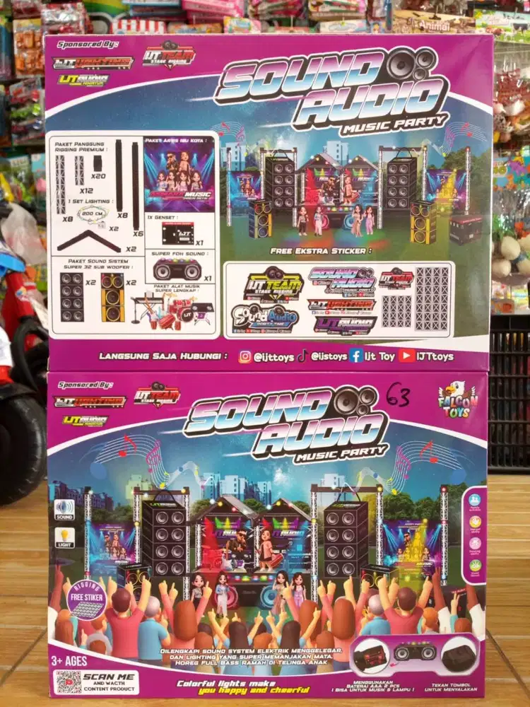 mainan anak sound audio set