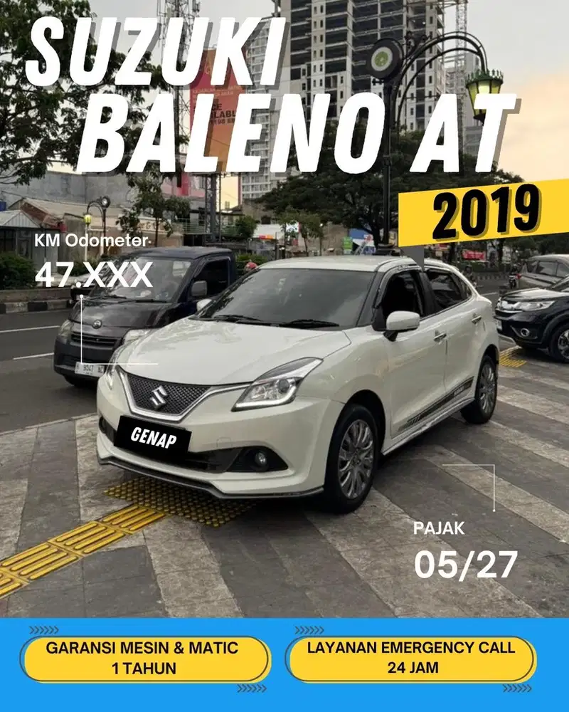 SUZUKI BALENO AT MATIC 2019 GENAP