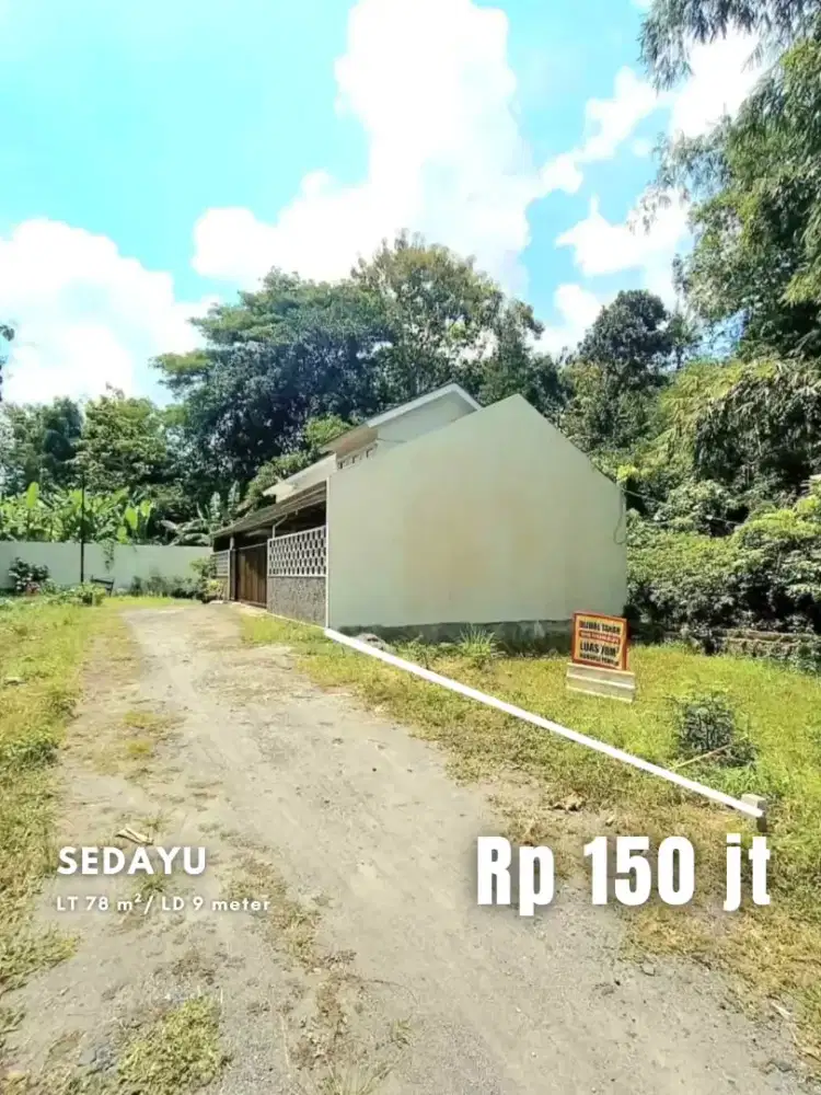 Dijual Tanah Pekarangan Harga Murah di Sedayu