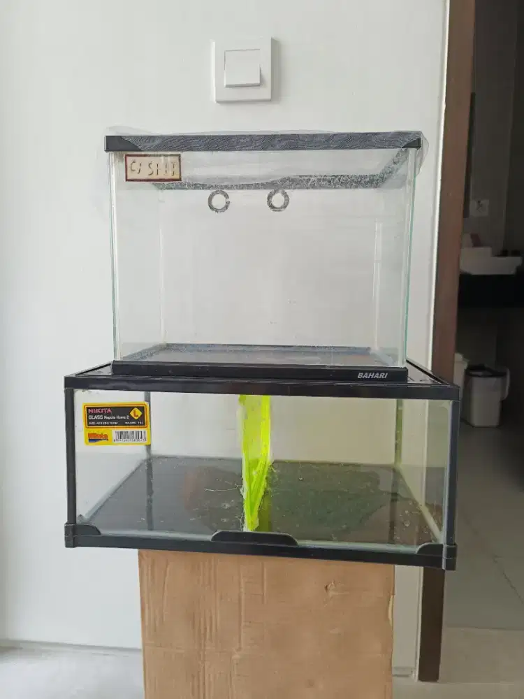Aquarium dan glass reptile