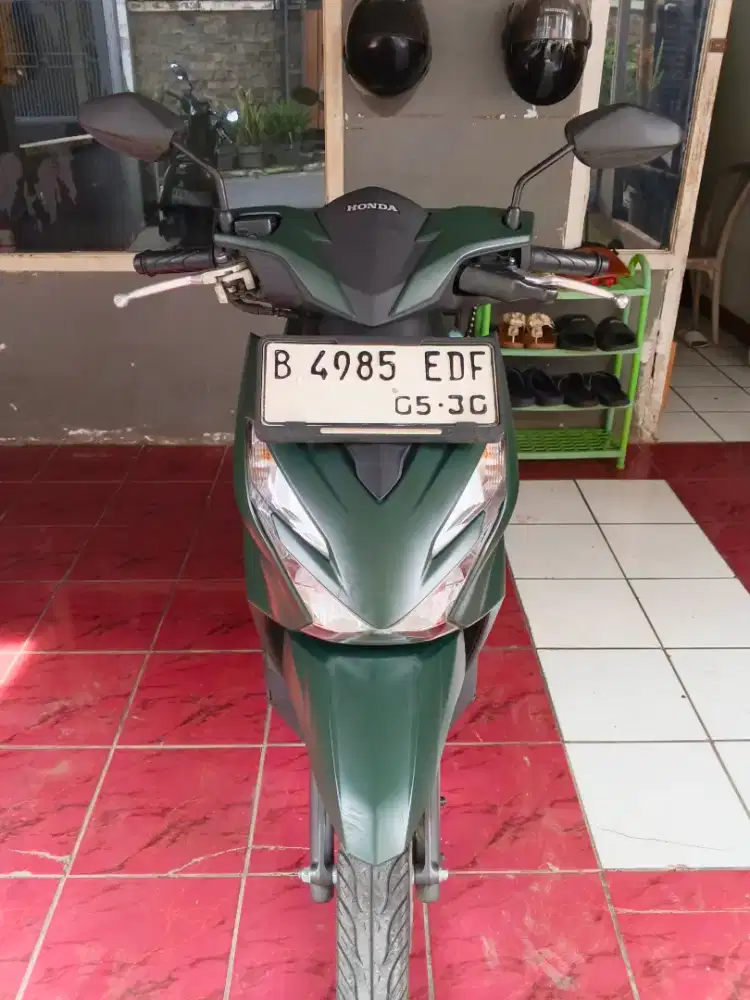 Honda beat hijau matte CBS iss 2025