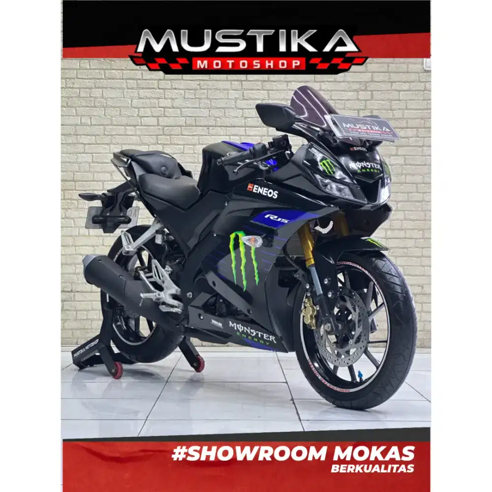 Perfect Condition!!Yamaha R15 V3 Monster Energy 2019 Mulus-Mustika
