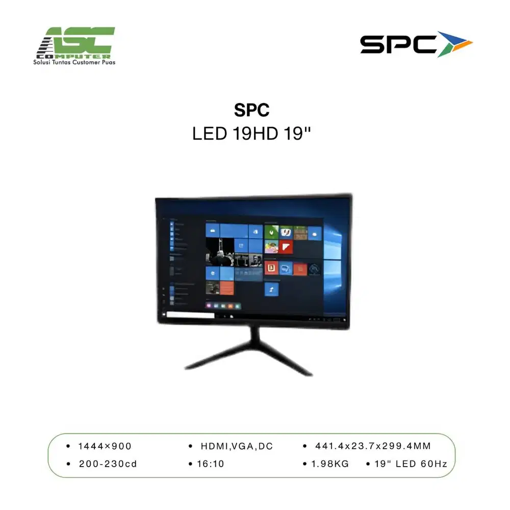 MONITOR LED SPC SM19 HD