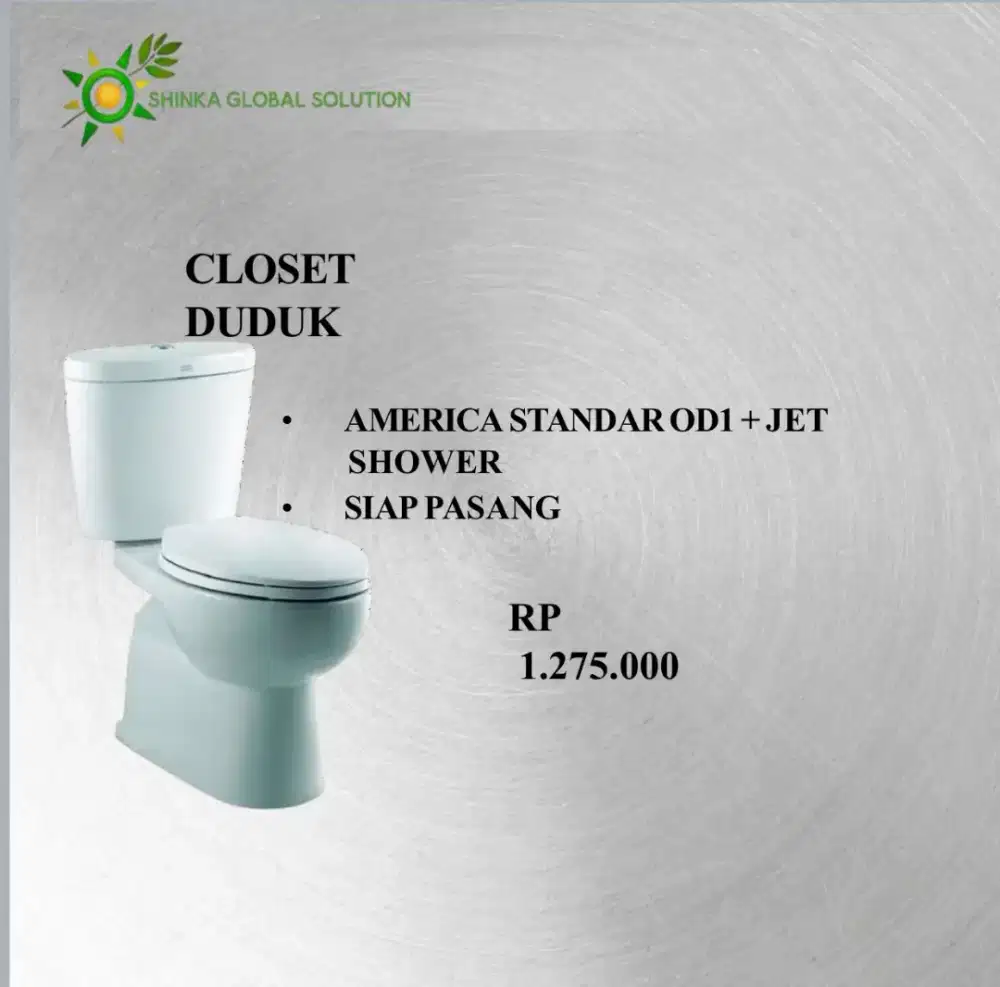 CLOSET DUDUK MURAH