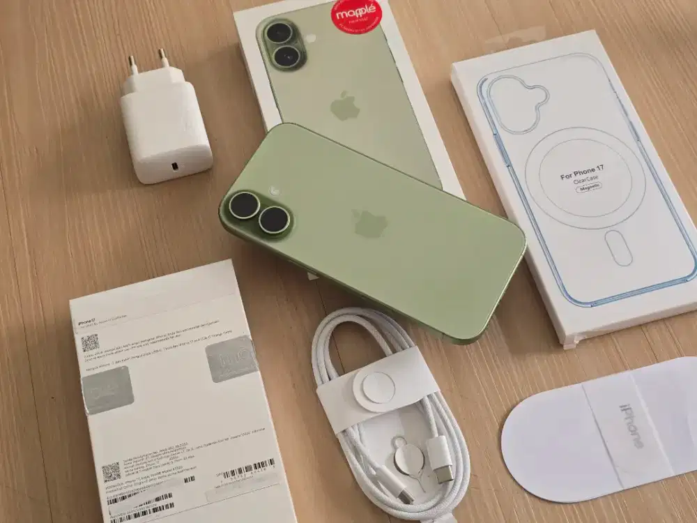 IPhone 17 basic resmi 256GB bh100 garansi on april 2027