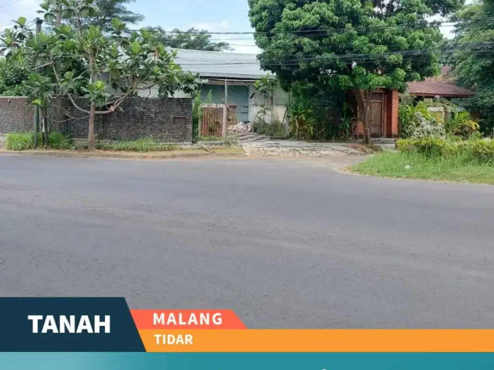 Dijual Tanah Bonus Bangunan Dekat Pusat Kota di Tidar Malang