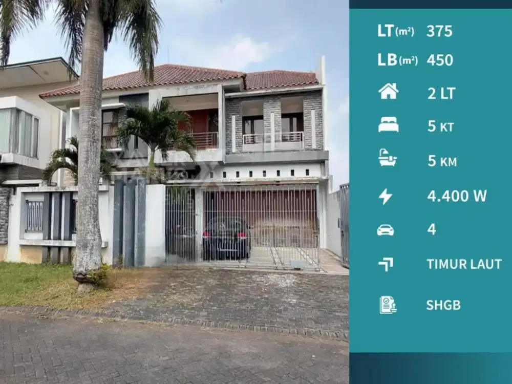 Dijual Rumah Modern 2 Lantai di Boulevard Araya Golf Malang
