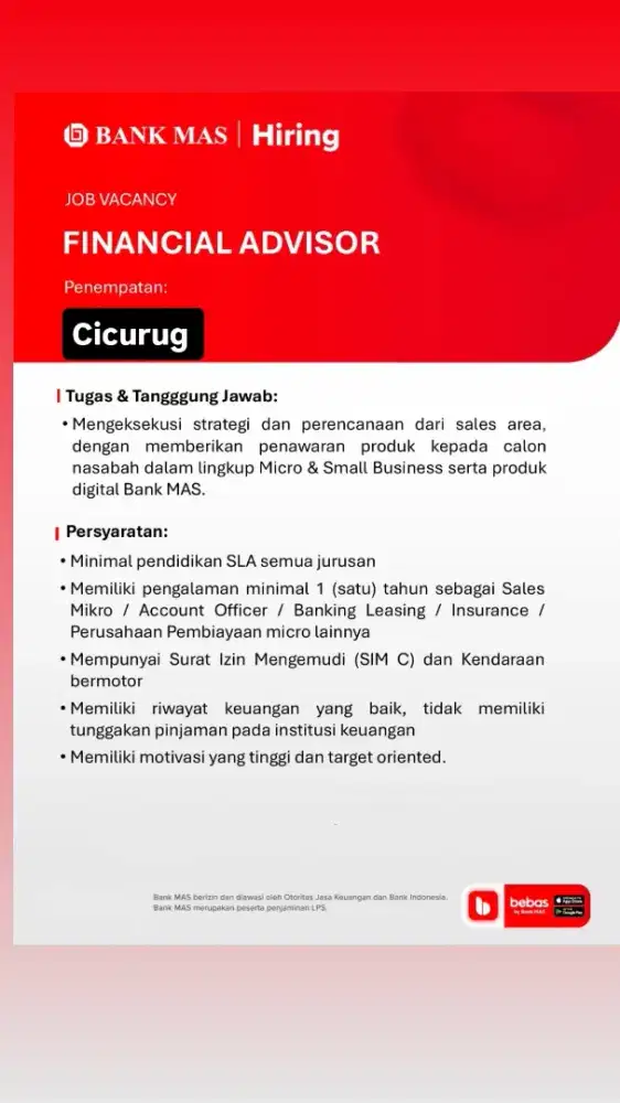 FINANCIAL ADVISOR (SALES)