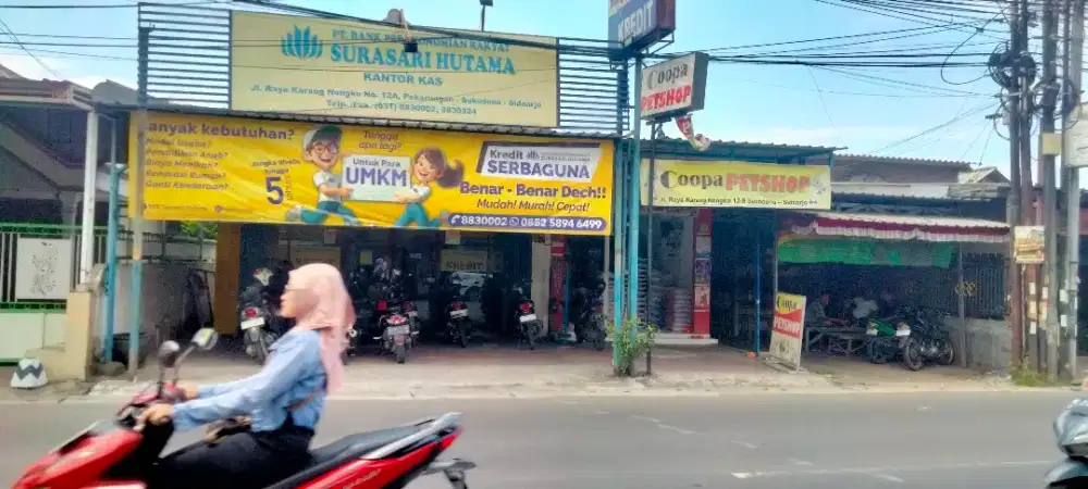 Dikontrakkan tempat usaha