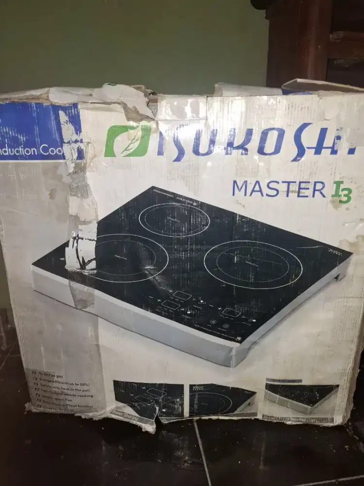 isukoshi master 13 kompor listrik 3 tungku