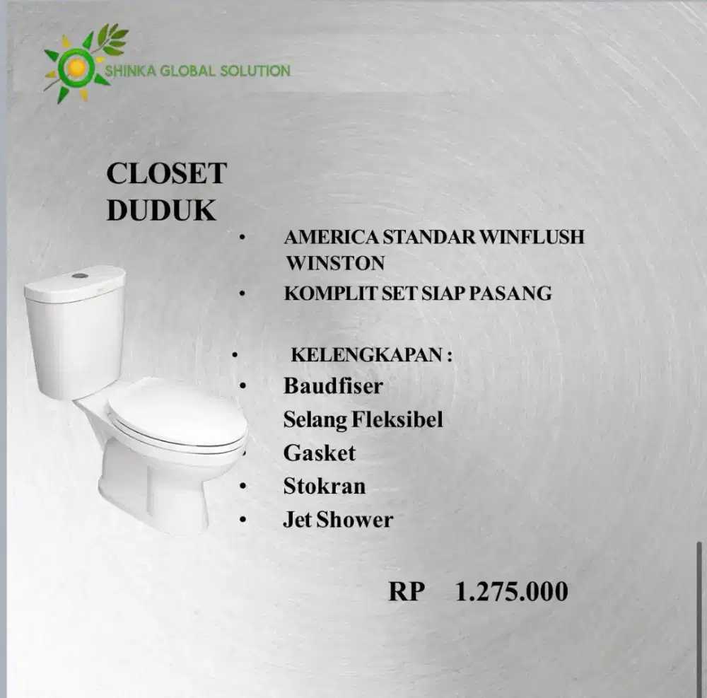 CLOSET DUDUK MURAH