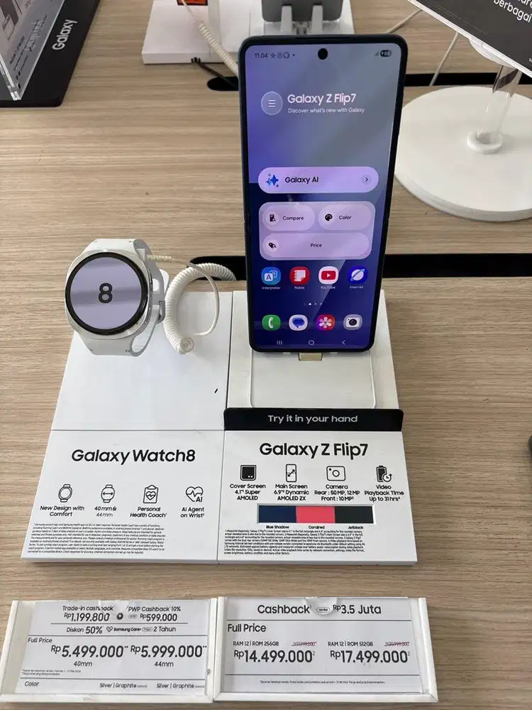 Kredit hp samsung galaxy z flip 7.