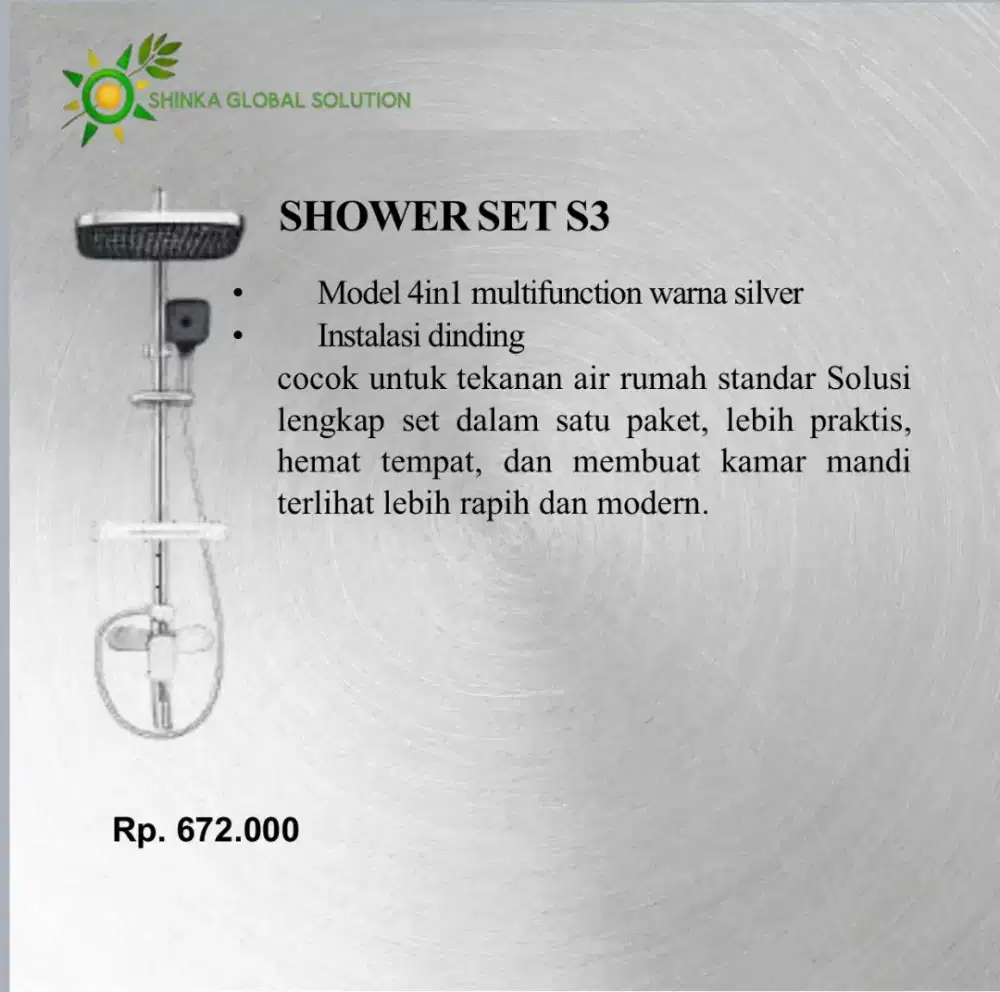 SHOWER SET S3 CUCI GUDANG