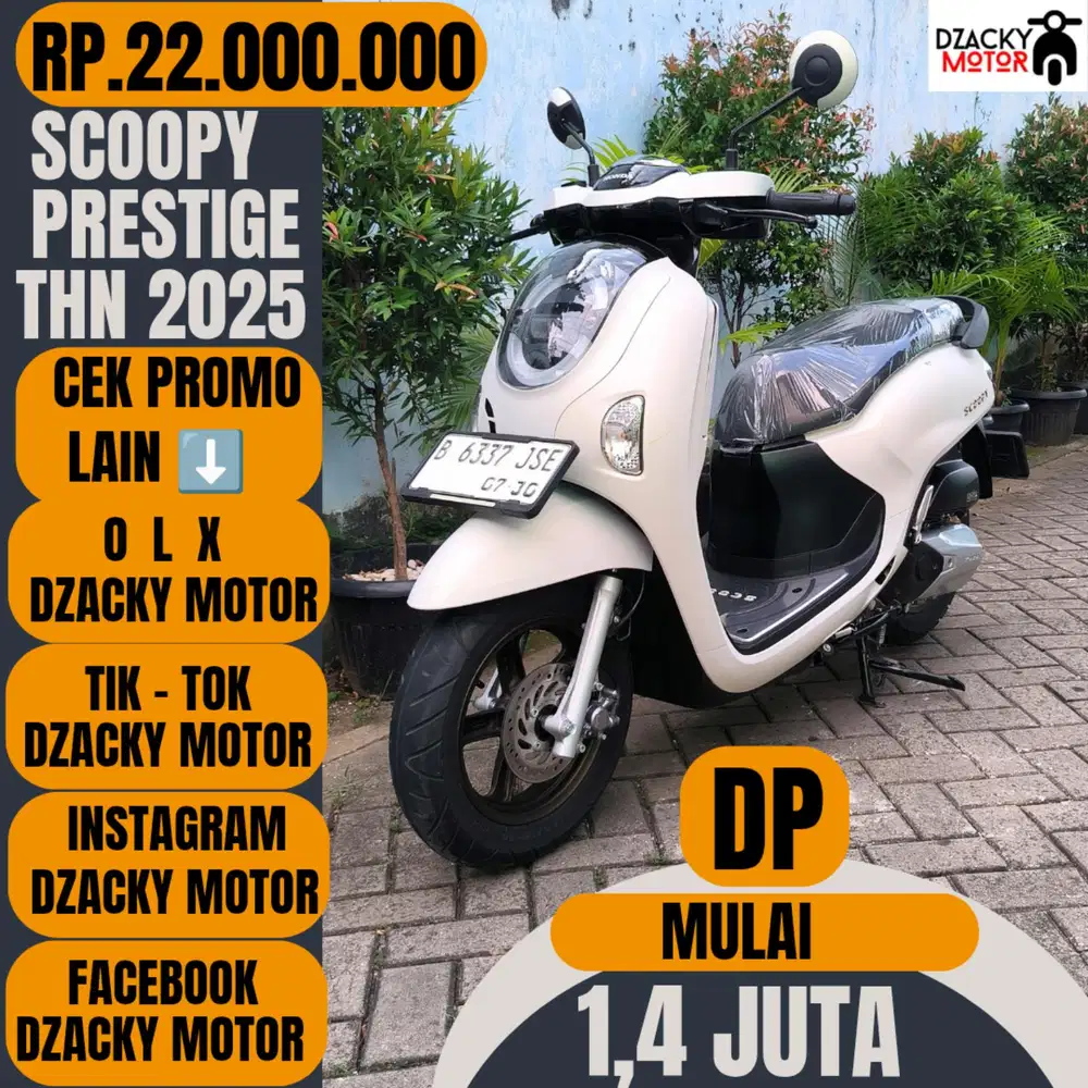 SCOOPY PRESTIGE 2025 SECOND LIKE NEW