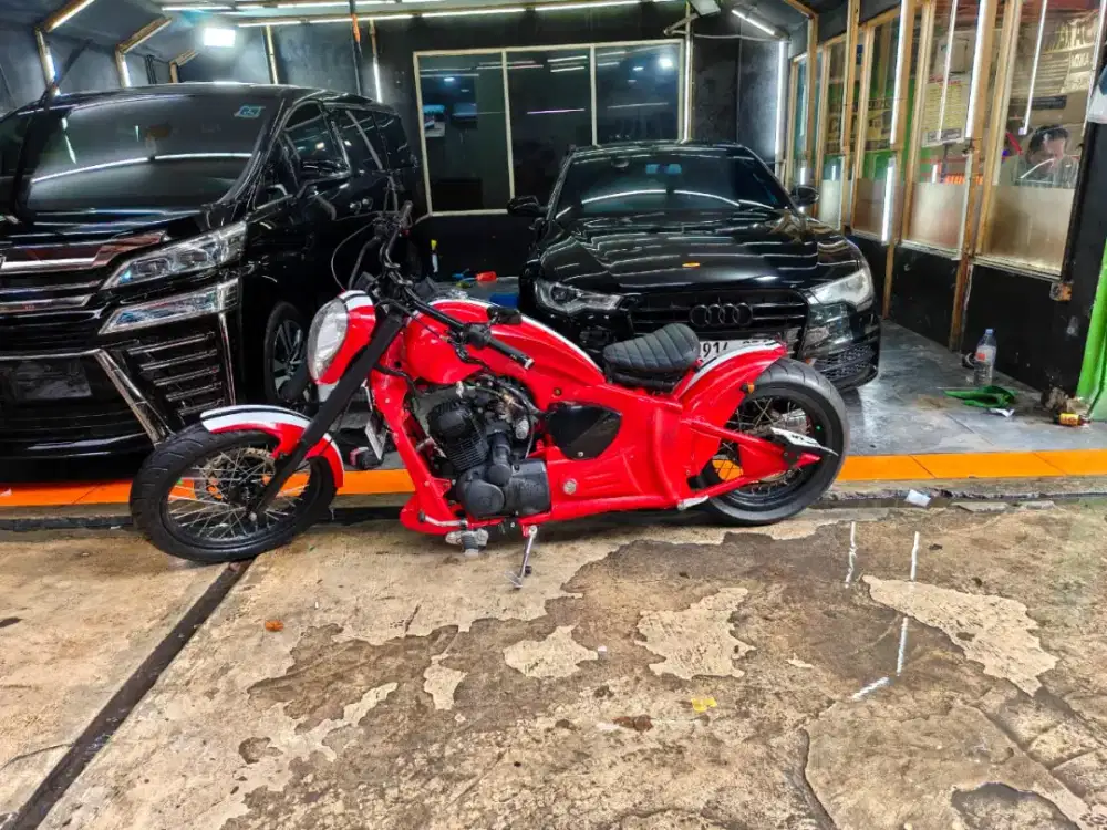 Honda phantom modif Harley Davidson