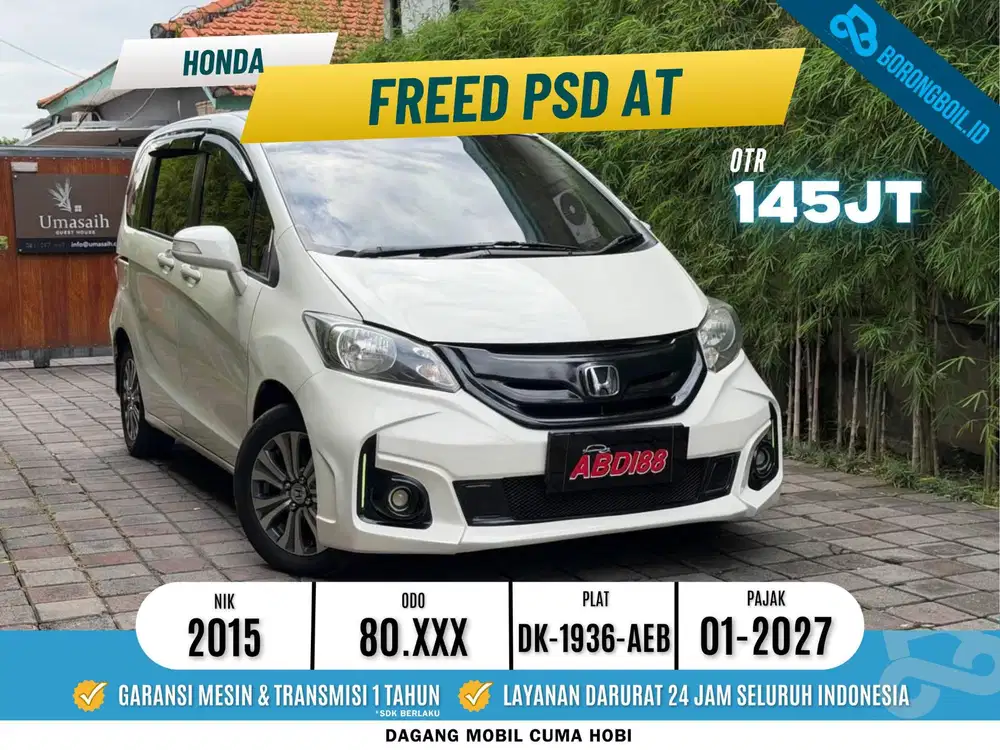 MOBIL SIAP PAKAI! HONDA FREED PSD 1.5 AT 2015