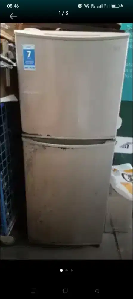 Dijual cepat kulkas 2 pintu second