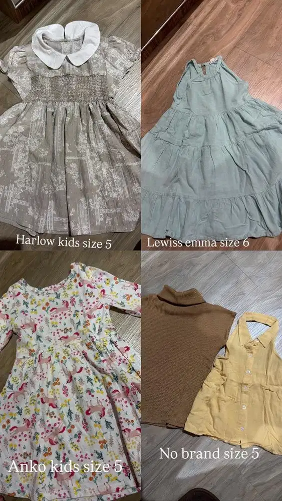 Preloved baju anak perempuan