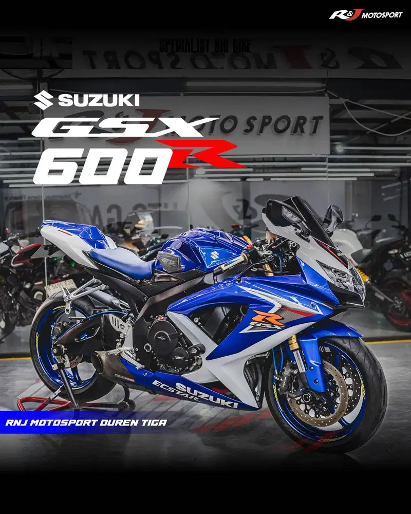Full Paper ‎Suzuki GSX 600 K8 Nik 2008 Taylor Made Km 20.000an