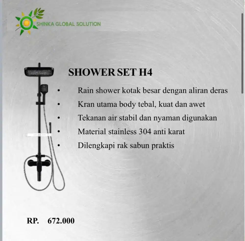 SHOWER SET H4 CUCI GUDANG
