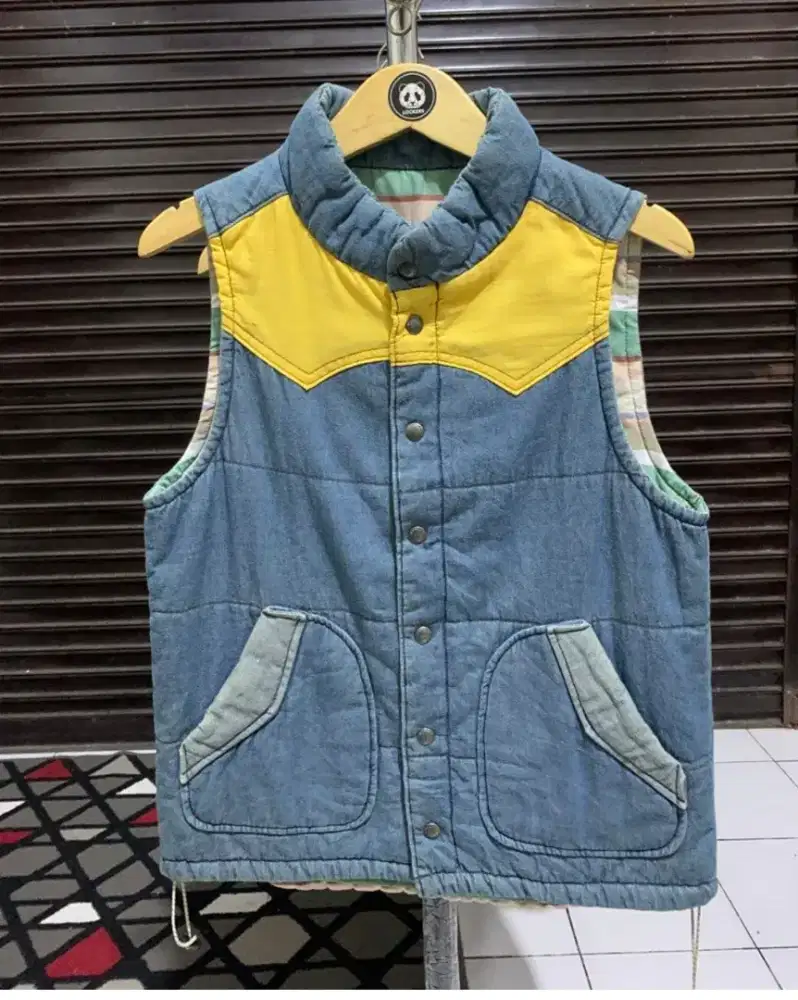 Rompi warna blue jeans