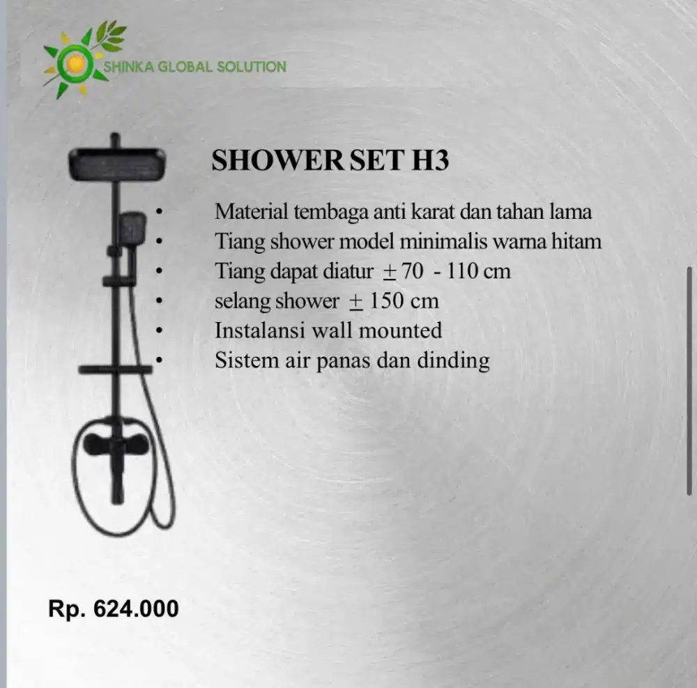 SHOWER SET H3 CUCI GUDANG