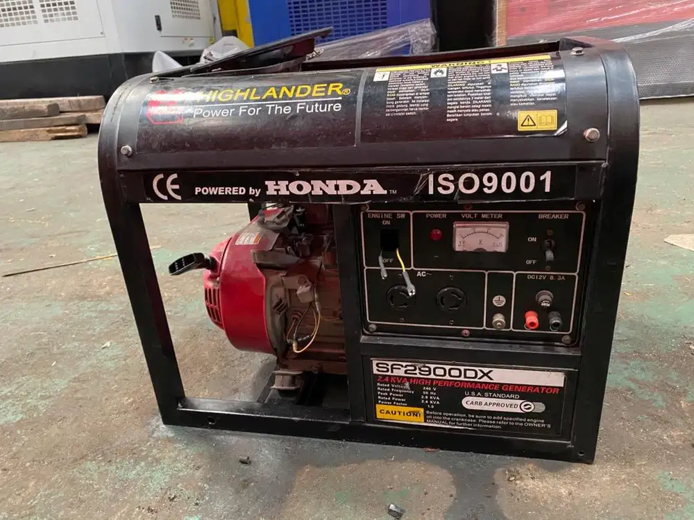 DI JUAL CEPAT GENSET PORTABLE HONDA 2.500 watt